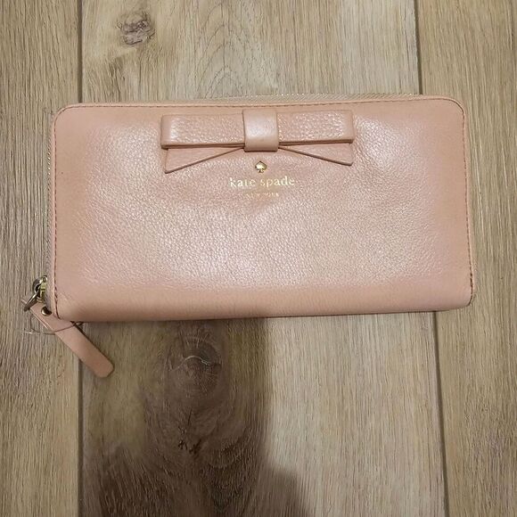 Kate Spade Pink Zipper Wallet - Picture 1 of 6